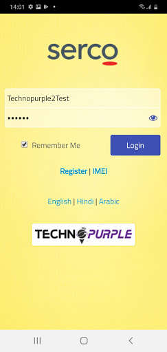 Run android online APK TechnoPurple Airport Workforce Tracking App OLD from MyAndroid or emulate TechnoPurple Airport Workforce Tracking App OLD using MyAndroid