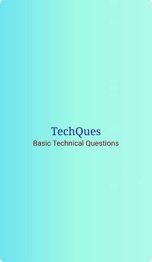Run android online APK TechQues--Basic Technical Questions from MyAndroid or emulate TechQues--Basic Technical Questions using MyAndroid