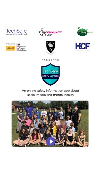 Emulate iPhone app TechSafe - Mental Health using MyAndroid
