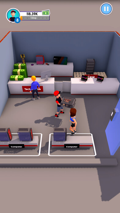 Emulate iPhone app Tech Store Tycoon using MyAndroid Emulate iPhone app Tech Store Tycoon using MyAndroid