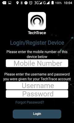 Emulate Android APK TechTrace 2.0