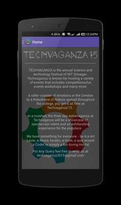 Emulate Android APK TECHVAGANZA 2015