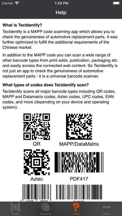 Emulate iPhone app TecIdentify: MAPP Code Scanner using MyAndroid Emulate iPhone app TecIdentify: MAPP Code Scanner using MyAndroid