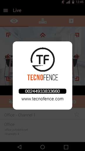 Run android online APK TECNOFENCE EasyView from MyAndroid or emulate TECNOFENCE EasyView using MyAndroid