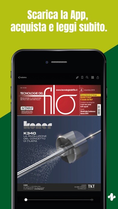 Emulate iPhone app Tecnologie del Filo using MyAndroid