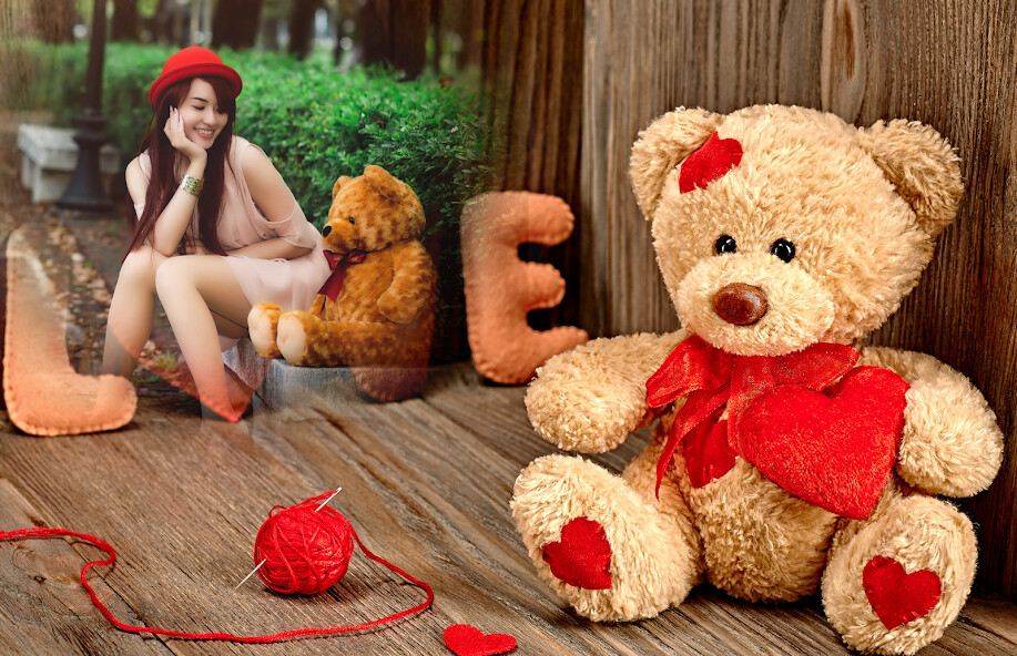 Emulate Android APK Teddy Bear Photo Frame