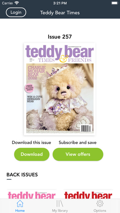 Emulate iPhone app Teddy Bear Times Magazine using MyAndroid Emulate iPhone app Teddy Bear Times Magazine using MyAndroid