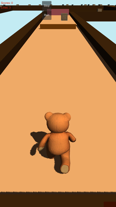 Emulate iPhone app Teddy Run using MyAndroid