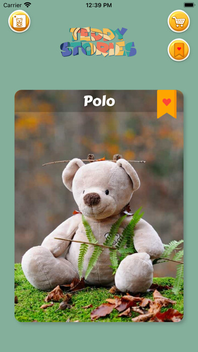 Emulate iPhone app Teddy Stories. Bedtime tales using MyAndroid