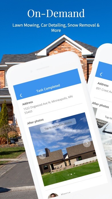 Emulate iPhone app Tedious: On-Demand Home Tasks using MyAndroid