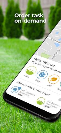 Run android online APK Tedious: On-demand Lawn, Leaf, and Snow removal from MyAndroid or emulate Tedious: On-demand Lawn, Leaf, and Snow removal using MyAndroid