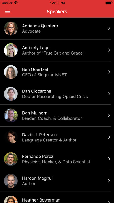 Emulate iPhone app TEDxBerkeley Mobile using MyAndroid