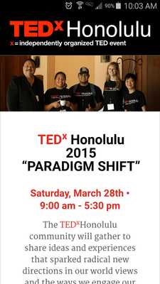 Emulate Android APK TEDx Honolulu
