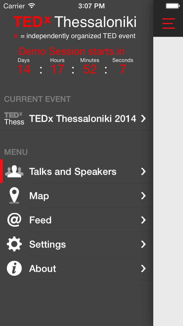 Emulate iPhone app TEDxThess using MyAndroid Emulate iPhone app TEDxThess using MyAndroid