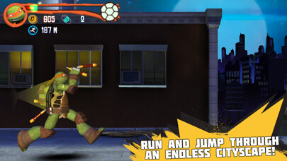 Emulate iPhone app Teenage Mutant Ninja Turtles: Rooftop Run using MyAndroid