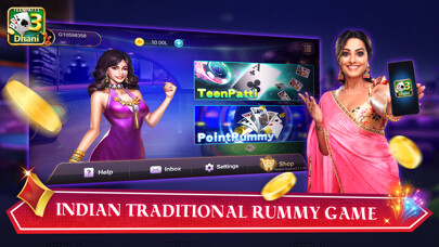 Emulate iPhone app TeenPatti Dhani-3 Patti Online using MyAndroid