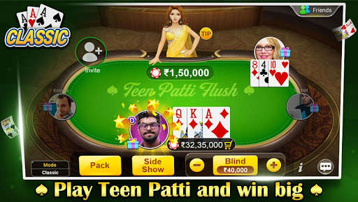 Run android online APK Teen Patti Flush: 3 Patti Poker from MyAndroid or emulate Teen Patti Flush: 3 Patti Poker using MyAndroid