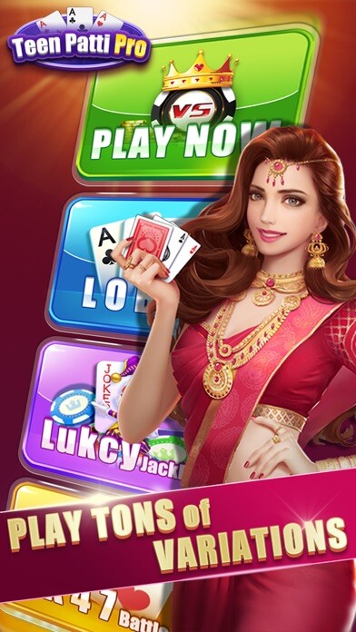 Emulate iPhone app Teen Patti Pro using MyAndroid