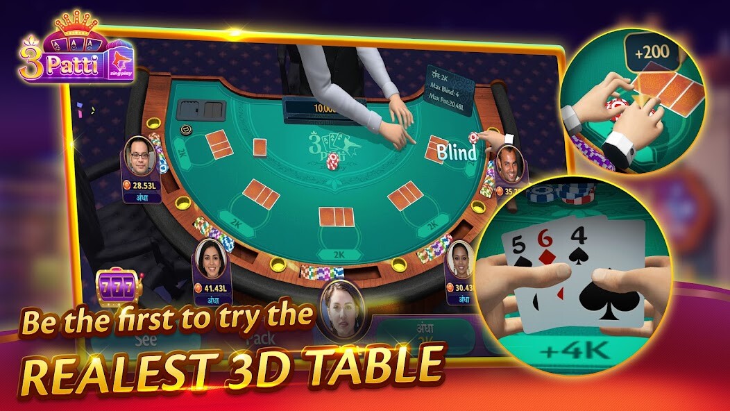 Run android online APK Teen Patti ZingPlay - Real 3D from MyAndroid or emulate Teen Patti ZingPlay - Real 3D using MyAndroid