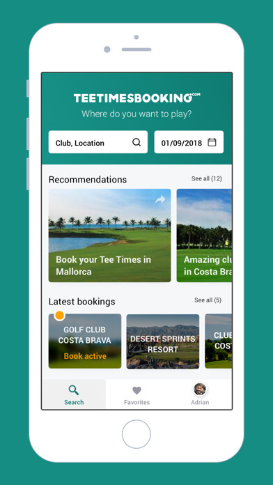 Emulate iPhone app Tee Times Booking using MyAndroid Emulate iPhone app Tee Times Booking using MyAndroid