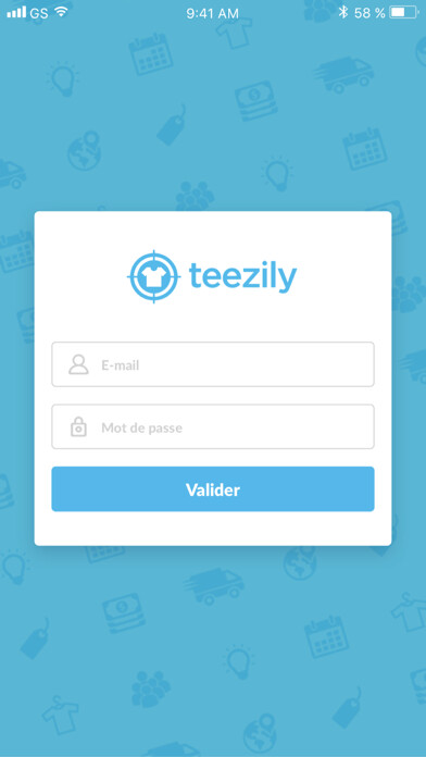 Emulate iPhone app Teezily Seller using MyAndroid