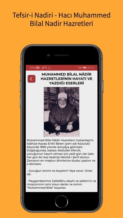 Emulate iPhone app Tefsiri Nadiri using MyAndroid