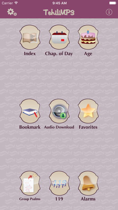 Emulate iPhone app TehiliMP3 using MyAndroid