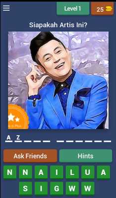 Emulate Android APK Teka Nama Artis (Malaysia)
