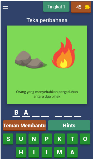 Run android online APK Teka Peribahasa from MyAndroid or emulate Teka Peribahasa using MyAndroid