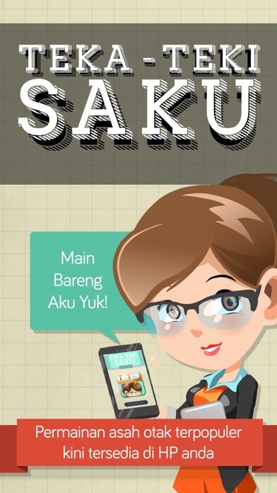 Emulate iPhone app Teka Teki Saku using MyAndroid
