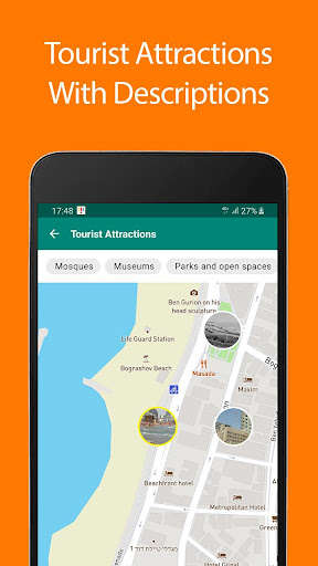 Run android online APK Tel Aviv Offline Map and Travel Guide from MyAndroid or emulate Tel Aviv Offline Map and Travel Guide using MyAndroid