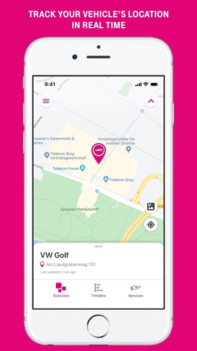 Emulate iPhone app Telekom CarConnect using MyAndroid