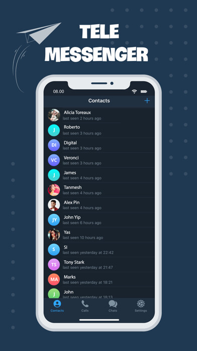 Emulate iPhone app Tele Messenger Chat Secure using MyAndroid Emulate iPhone app Tele Messenger Chat Secure using MyAndroid