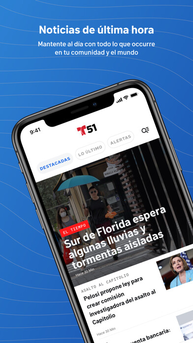 Emulate iPhone app Telemundo 51: Noticias y más using MyAndroid