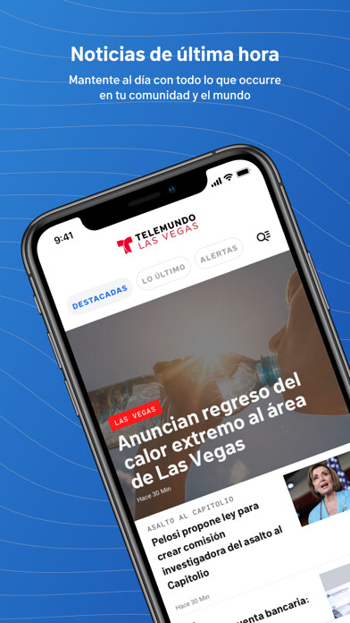 Emulate iPhone app Telemundo Las Vegas: Noticias using MyAndroid Emulate iPhone app Telemundo Las Vegas: Noticias using MyAndroid