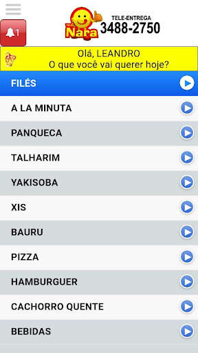 Emulate Android APK Tele Nara by mobiPedido