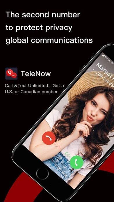 Emulate iPhone app TeleNow: Call & Text Unlimited using MyAndroid