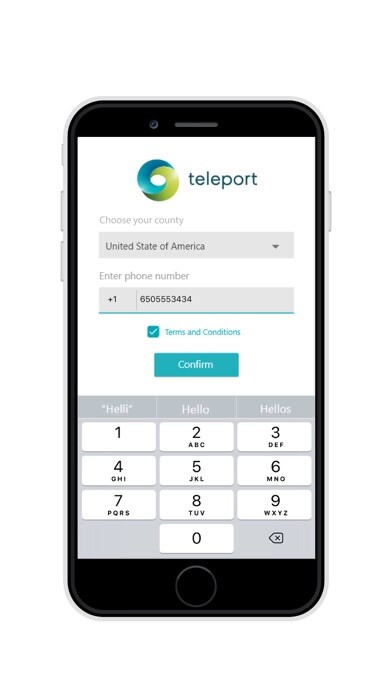 Emulate iPhone app Teleport Communicator using MyAndroid