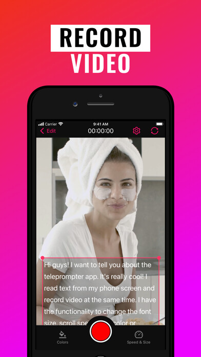Emulate iPhone app Teleprompter — Big Video Y Vu using MyAndroid Emulate iPhone app Teleprompter — Big Video Y Vu using MyAndroid
