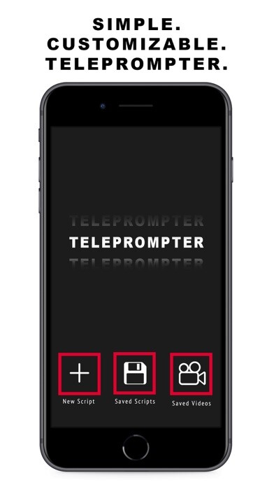 Emulate iPhone app Teleprompter For Video App Pro using MyAndroid