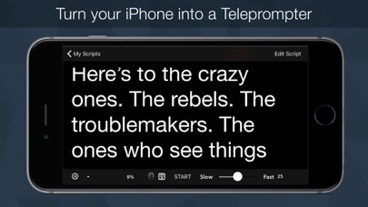 Emulate iPhone app Teleprompter Pro - Script, Speech and Lyrics Prompter + using MyAndroid Emulate iPhone app Teleprompter Pro - Script, Speech and Lyrics Prompter + using MyAndroid