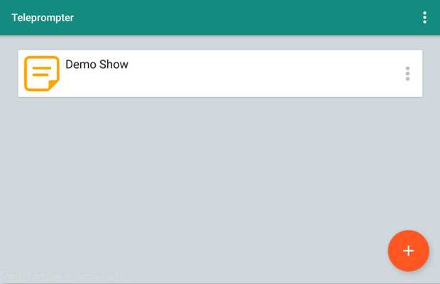 Emulate Android APK Teleprompter teleprompter app  scrolling text