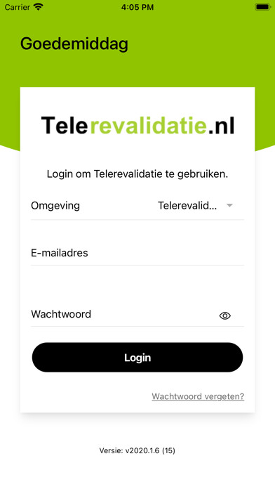 Emulate iPhone app Telerevalidatie.nl using MyAndroid Emulate iPhone app Telerevalidatie.nl using MyAndroid