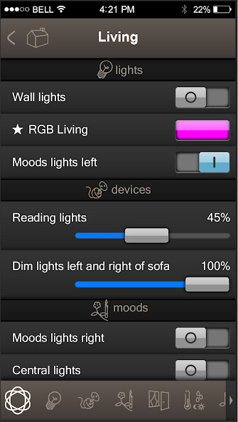 Emulate iPhone app TELETASK iSGUI V2.6 using MyAndroid