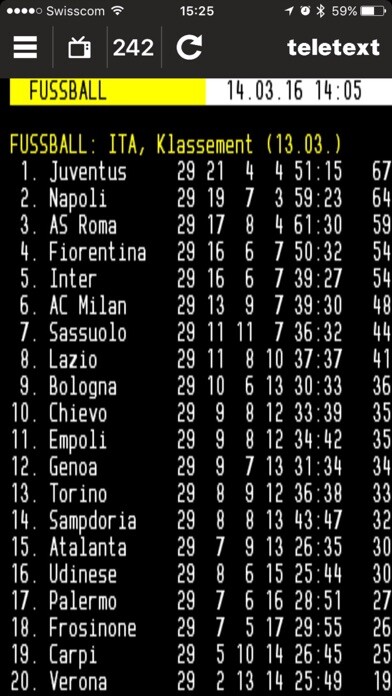 Emulate iPhone app TELETEXT using MyAndroid