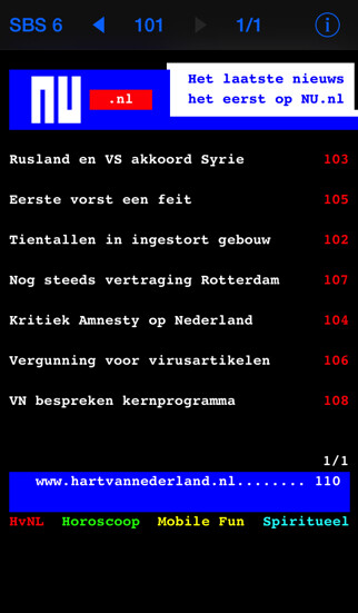 Emulate iPhone app Teletext - TextTV using MyAndroid Emulate iPhone app Teletext - TextTV using MyAndroid