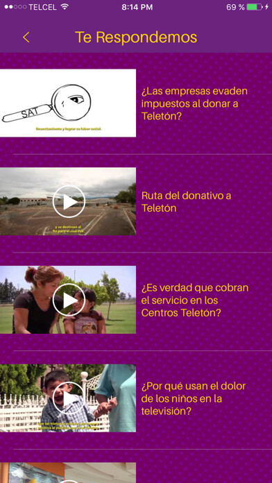 Emulate iPhone app Teletón 2016 using MyAndroid