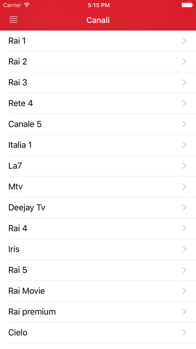 Emulate iPhone app Televisione Italiana Guide using MyAndroid Emulate iPhone app Televisione Italiana Guide using MyAndroid