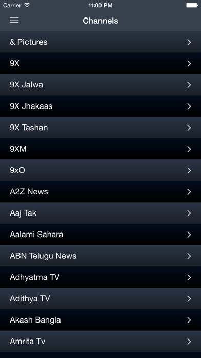 Emulate iPhone app Television for India using MyAndroid