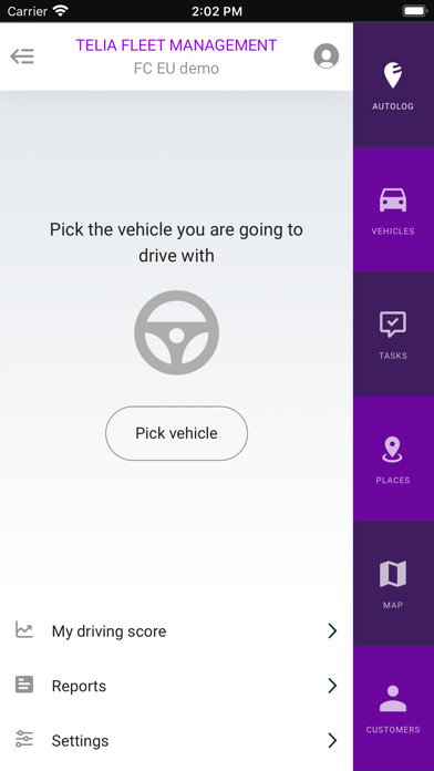 Emulate iPhone app Telia Fleet Management using MyAndroid